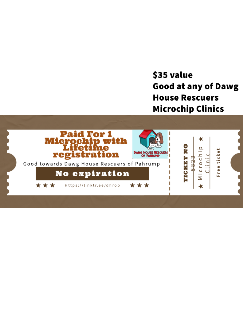 Lifetime Microchip Registration